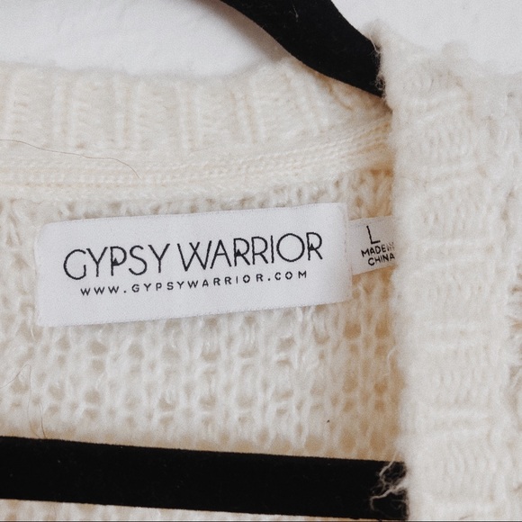 Long cream teddy cardigan - Picture 2 of 3